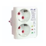 محافظ ولتاژ یخچال و فریزر 2 پریز نوسان الکتریک مدل Y-121