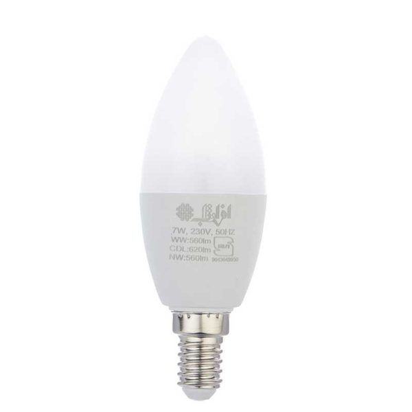 لامپ ال ای دی 7 وات شمعی افراتاب مدل AF-C37-7W پایه E14