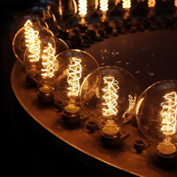 لامپ ادیسونی 40 وات مدل پیچی G80 پایه E27