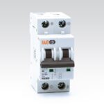 کلید مینیاتوری 2 پل 6 آمپر | 10 کیلوآمپر | DC | تیپ B رعد الکتریک