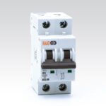 کلید مینیاتوری 2 پل 6 آمپر | 6 کیلوآمپر | AC | تیپ B رعد الکتریک