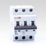 کلید مینیاتوری 3 پل 25 آمپر | 6 کیلوآمپر | AC | تیپ B رعد الکتریک