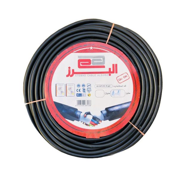 کابل برق 4 در 4 اعتماد کابل البرز مدل ETM44 تمام مس - Image 1