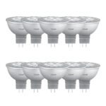 لامپ هالوژنی ال ای دی 4.2 وات اسرام پایه سوزنی GU5.3 بسته 10 عددی