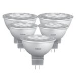 لامپ هالوژنی ال ای دی 4.2 وات اسرام پایه سوزنی GU5.3 بسته 5 عددی