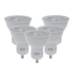 لامپ هالوژنی ال ای دی 4.8 وات اسرام پایه استارتی GU10 بسته 5 عددی
