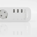 چندراهی برق (Power Strip) هادرون مدل P323  مجهز به پورت USB - Image 2