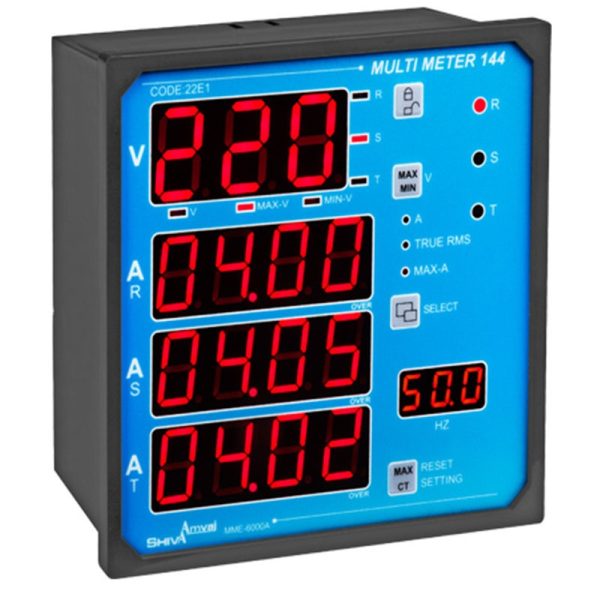 مولتی متر۱۴۴شیواامواج MME-6000A - 22E1 شیوا امواج - Image 1