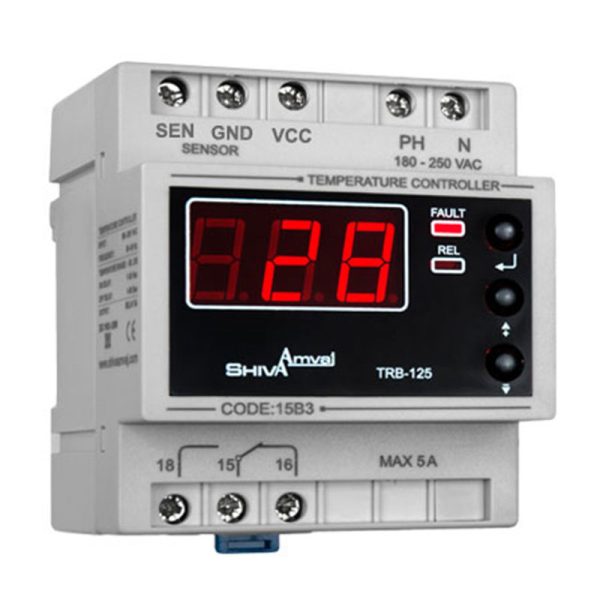 ترموستات ۱۲۵+ ~ ۵۰- درجه سانتیگراد TRB-125D - 15B3 شیوا امواج - Image 1