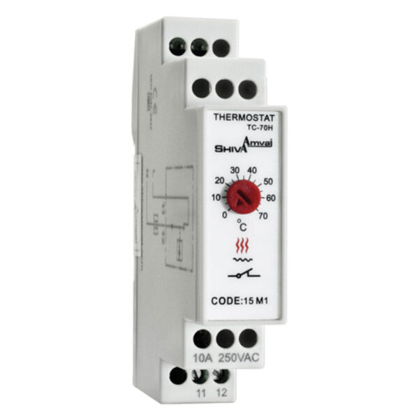 ترموستات تابلویی TC-70H , TC-70C - 15M1 شیوا امواج - Image 1