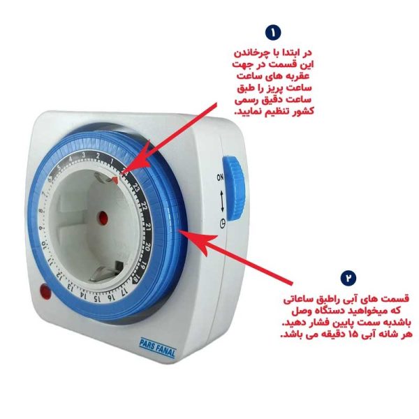تایمر 24 ساعته پارس فانال مدل PFTG-28 - Image 2