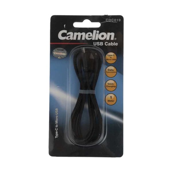 کابل تبدیل USB-C به microUSB کملیون مدل CDC019 طول 1 متر