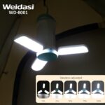 چراغ اضطراری ویداسی شارژی مسافرتی مدل WD-8001