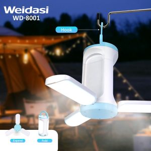 چراغ اضطراری ویداسی شارژی مسافرتی مدل WD-8001