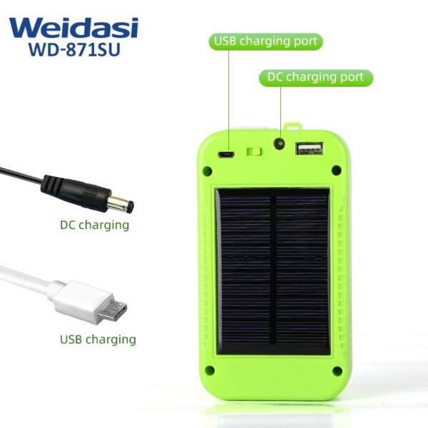 چراغ اضطراری چند کاره ویداسی مدل Wd-871su - Image 2