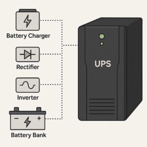 ساختمان و ساختار UPS به زبان ساده
