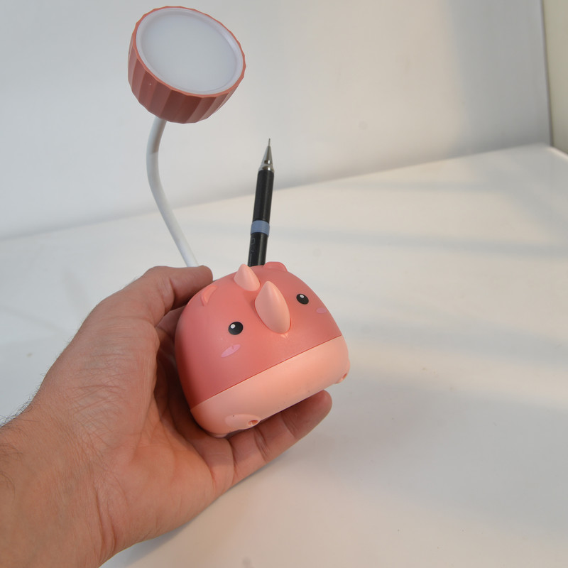 چراغ مطالعه عروسکی مدل کرگدن کد Q105 1 چراغ مطالعه عروسکی مدل کرگدن کد Q105