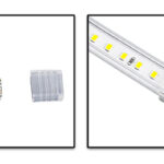 درپوش انتهایی ریسه پارس شهاب مدل 2835 تک لاین جدید - درپوش انتهایی ریسه پارس شهاب مدل 2835 دو لاین جدید (هلالی)