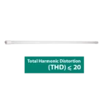 لامپ ال‌ ای‌ دی فلورسنتی یک طرفه 18 وات مشخصه THD کمتر از %20 پارس شهاب (مهتابی، صدفی)