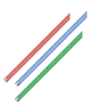 لامپ فلورسنت 40 وات پارس شهاب مدل G13 رنگی