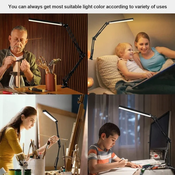 چراغ مطالعه مدل Flexi-Lamp بدنه فلزی