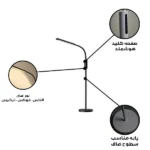چراغ مطالعه مدل QG-0012