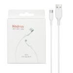 کابل شارژ و دیتا هادرون مدل HTC-A-C01 دارای پورت Type-C