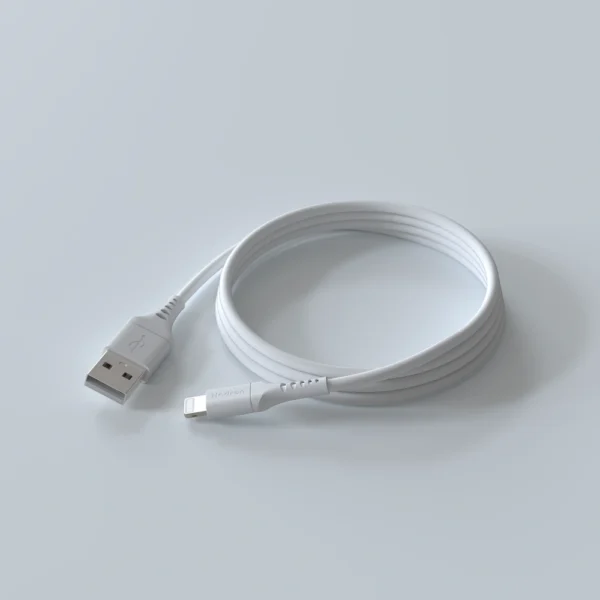 کابل شارژ و دیتا هادرون مدل HTC-A-L01L رابط USB-A — Lightning