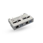 کنتاکت کمکی بغل کلید حرارتی پارس فانال مدل MS80 یک باز + یک بسته نصب از کنار