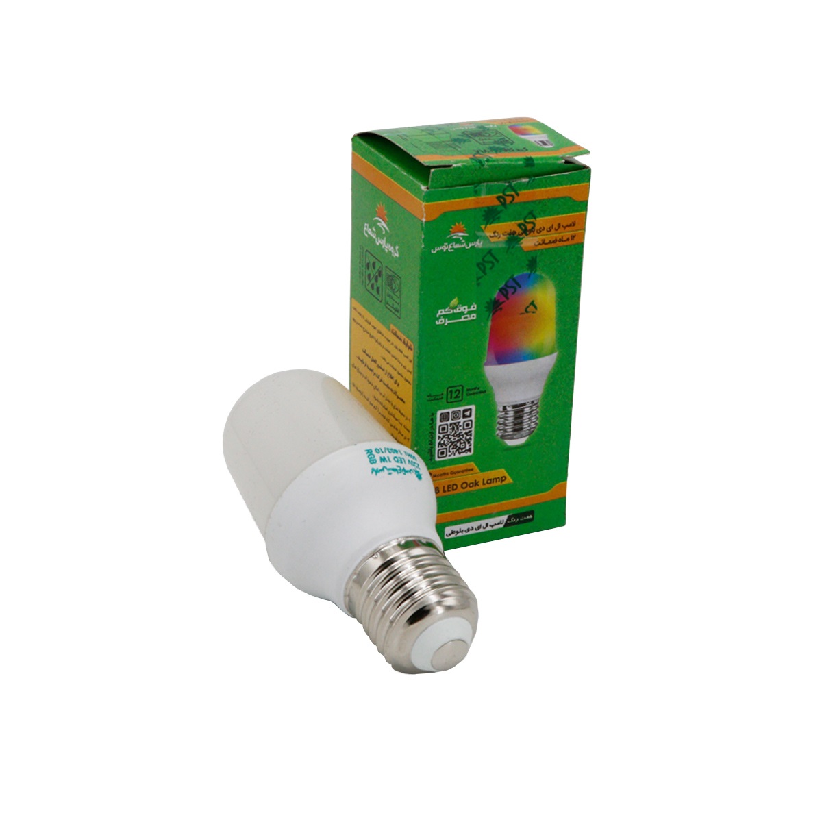 لامپ LED بلوطی هفت رنگ پارس شعاع توس لامپ LED بلوطی هفت رنگ پارس شعاع توس