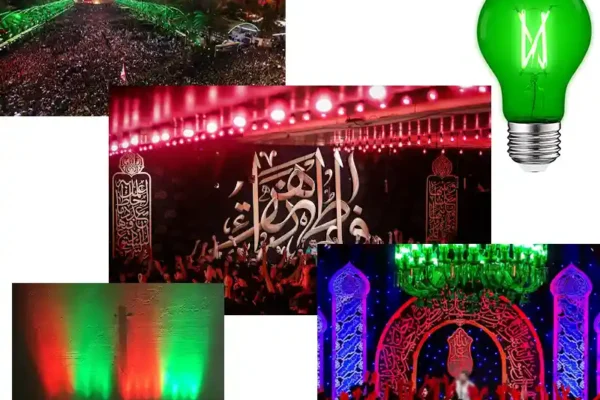 تجهیزات و نکات مهم در نورپردازی مراسمات عزاداری ایرانی