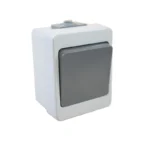 کلید تک پل پارت الکتریک مدل بارانی روکار