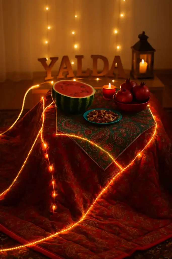 نورپردازی شب یلدا